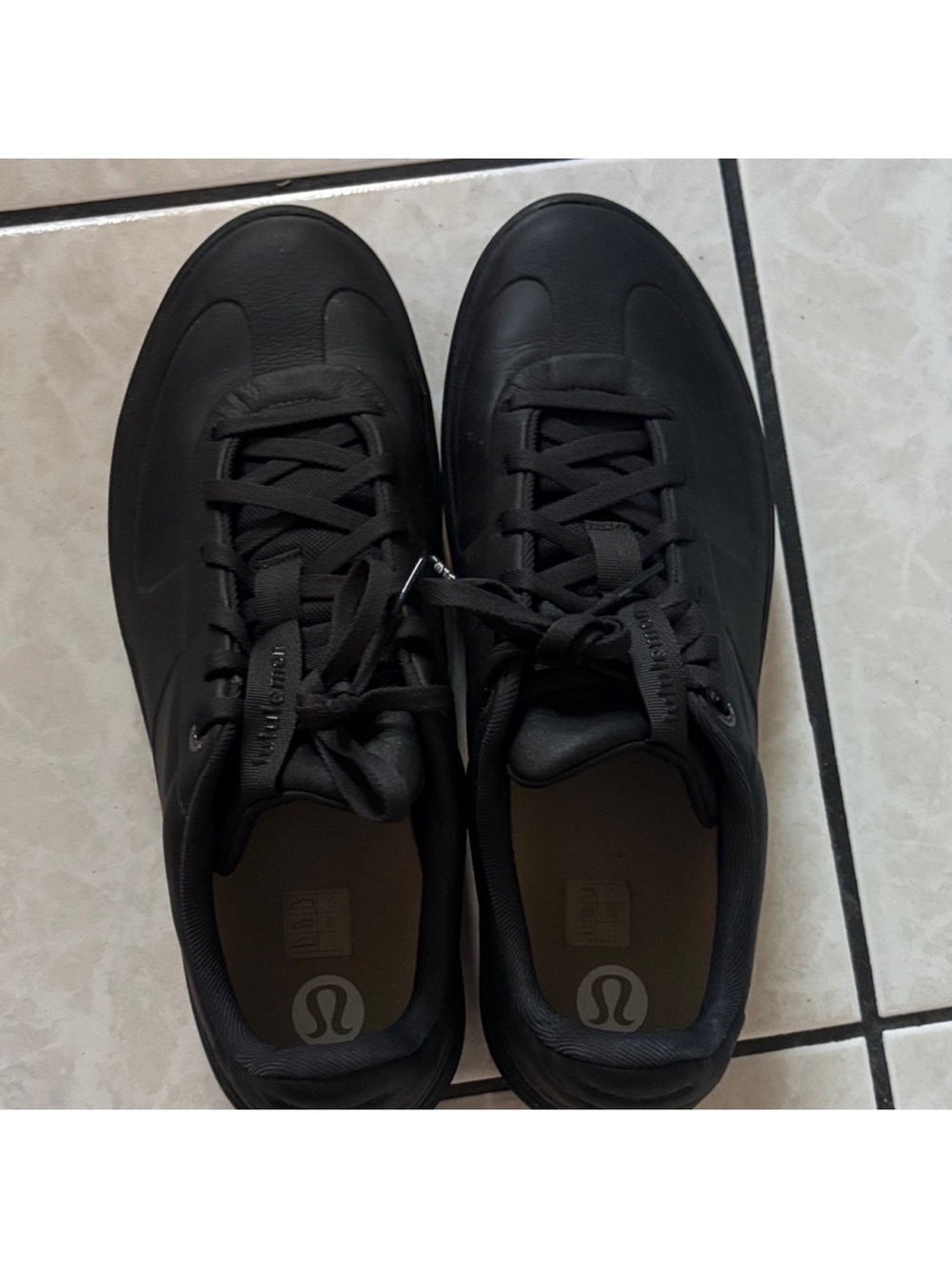 lululemon athletica Men's Black Low-Profile Sneakers